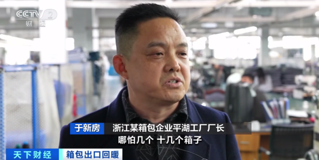 客商回流推動我國箱包出口持續復蘇，針紡織品銷售表現亮眼